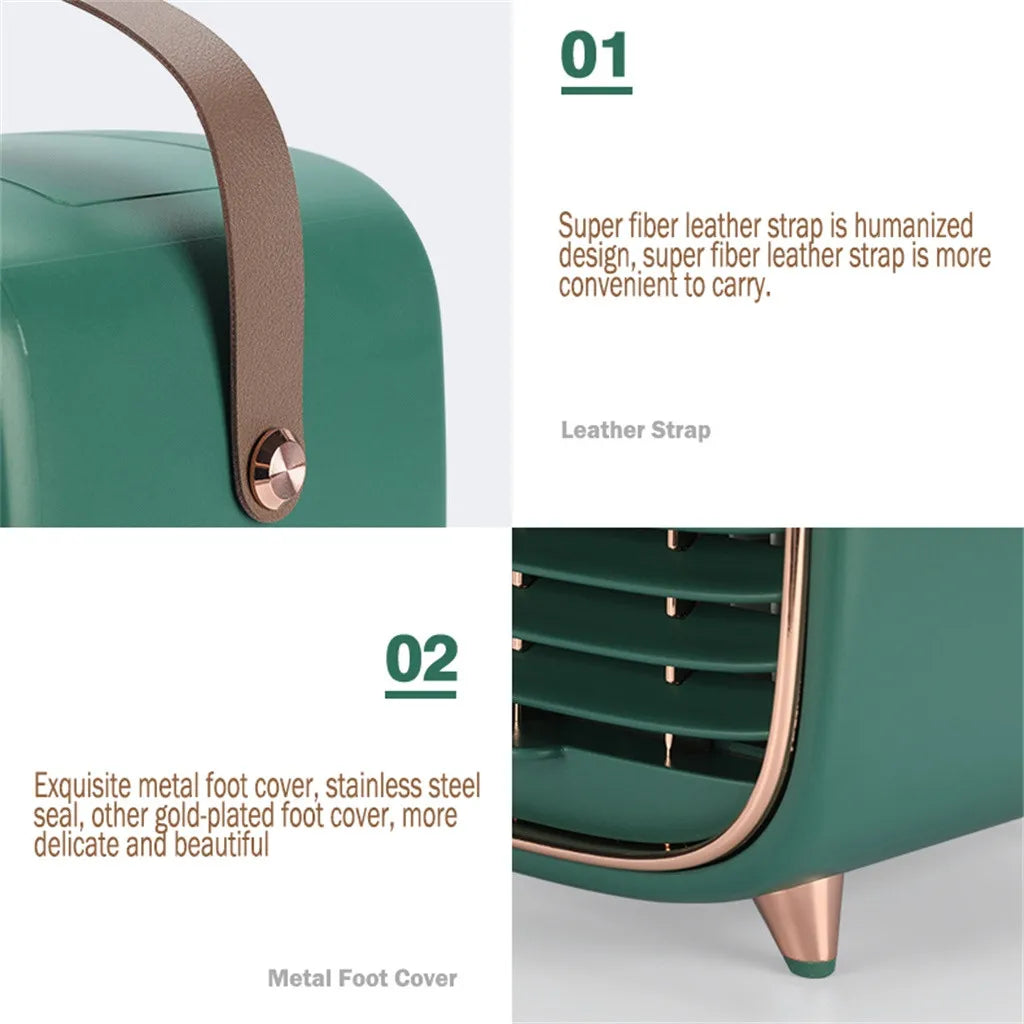 2025 Portable Car Air Cooler Fan Water Cooling Fan Portable Air Conditioner Mobile Car Electrical Air Conditioning For Home Offi