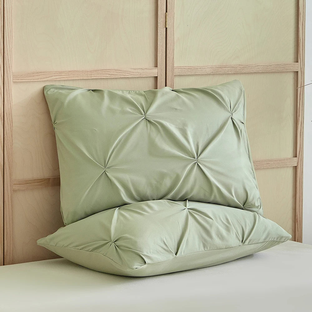 3pcs Bedding Cover，Craft twist design，Simple and superior，Soft and comfortable fabric，Suitable  men and women bedroom decoration