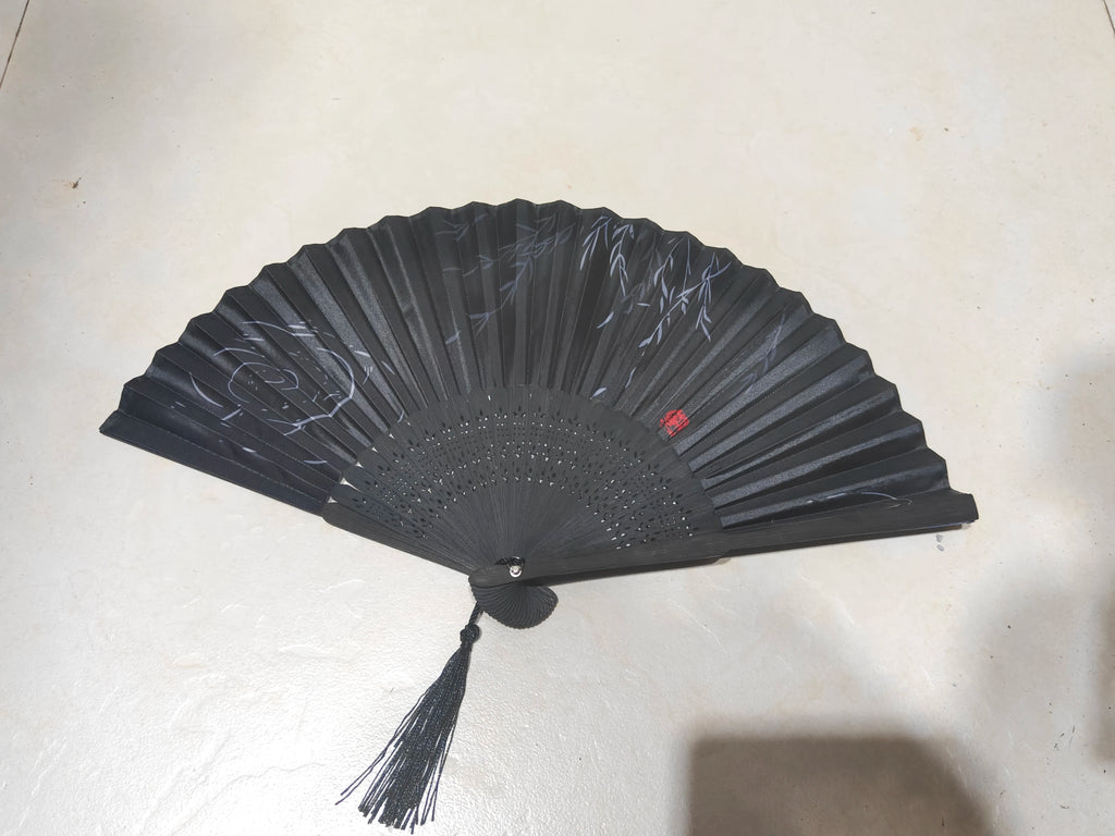 1pc-Elegant wooden folding hand fan favored by fans, favored by wedding parties and performances