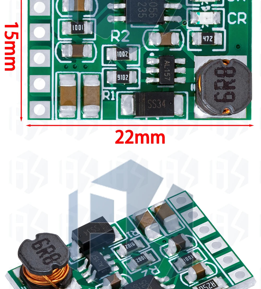 3.7V 4.2V Charger 5V 6V 9V 12V Discharger Board DC DC Converter Boost Module Solar Mobile Power Charger Lithium Battery DD05CVSA