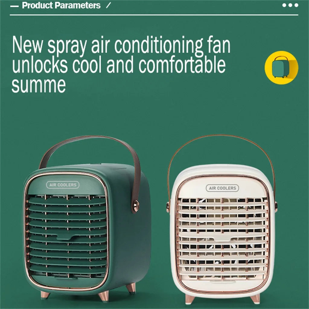 2025 Portable Car Air Cooler Fan Water Cooling Fan Portable Air Conditioner Mobile Car Electrical Air Conditioning For Home Offi