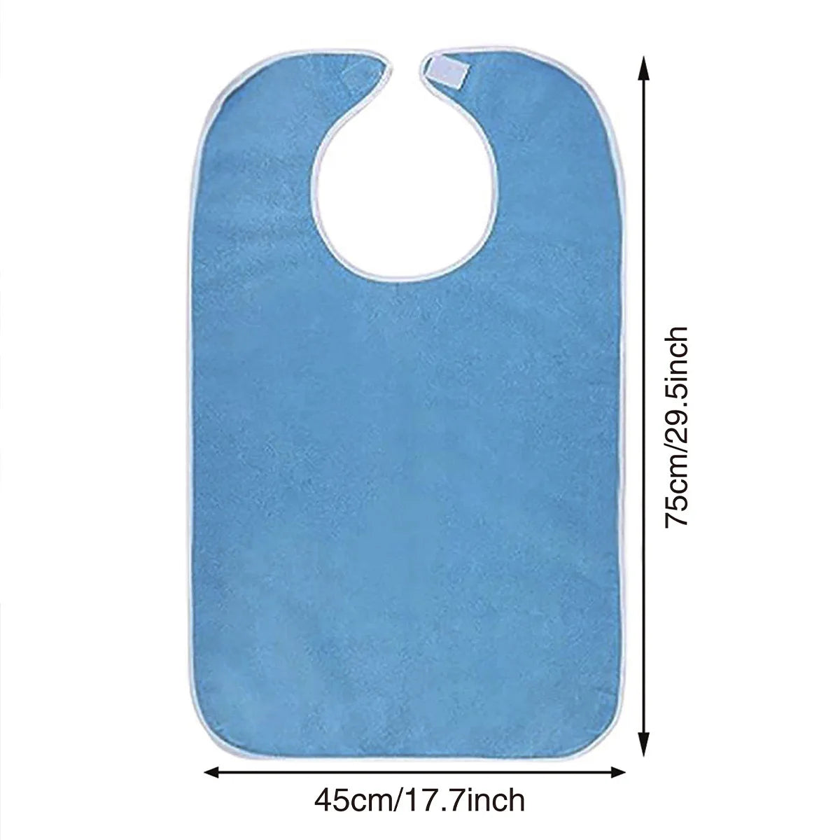 1/2pcs Adjustable Adult Bib Machine Washable for Elderly Adults to Prevent Drooling and Spills Adult Bibs for Eating Nursing Bib