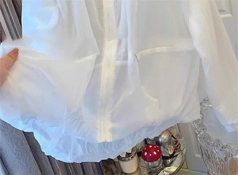 2025 New Sun Protection Clothing Women's Summer Thin Coat Anti-Ultraviolet Breathable Shirt Hooded Windbreaker Female Jacket