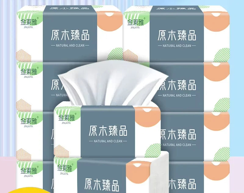 10/30 Packs Of Large-sized Tissues, A Whole Box Of Household Toilet Paper, Tissue Paper, Toilet Paper, Towels, 300 Sheets