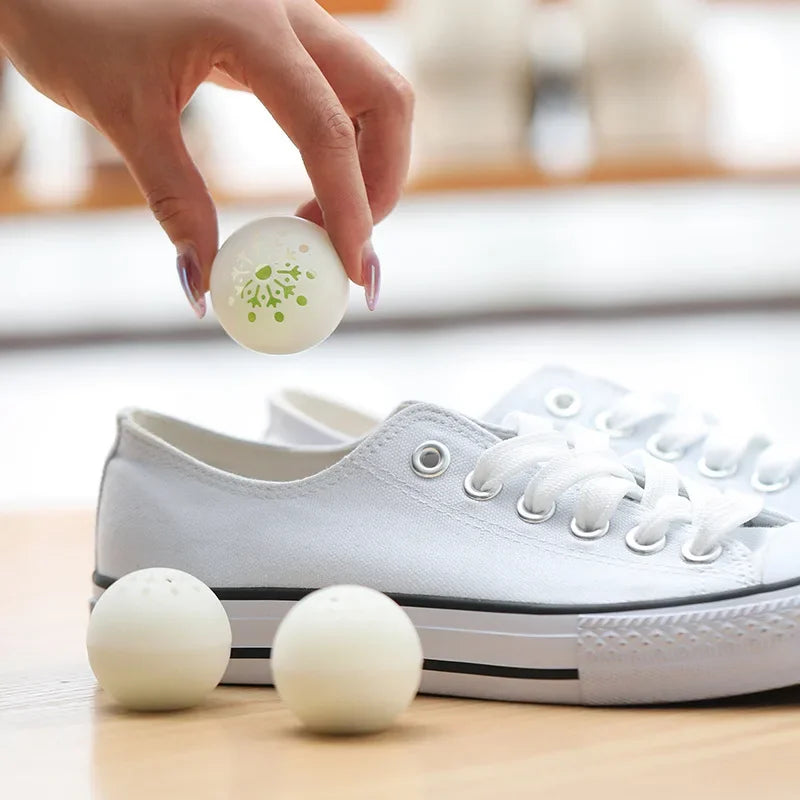 24/6Pcs Deodorizer Balls Sneaker Perfume Balls for Shoe Gym Bag Locker and Cars Deodorizer Neutralizing Odor Shoe Freshener Ball
