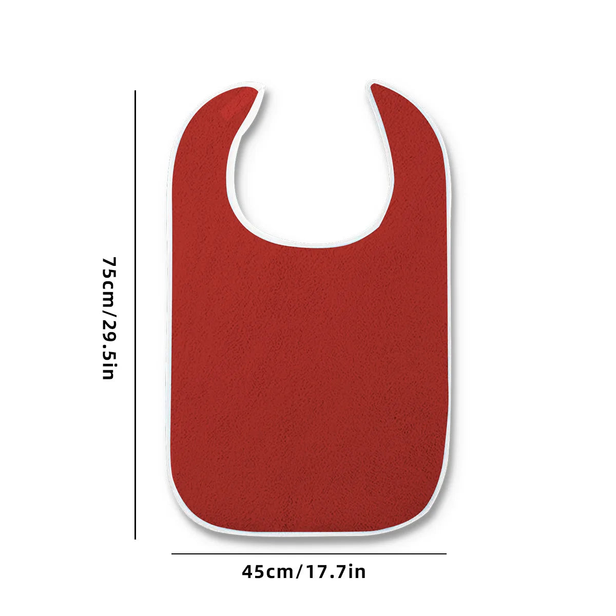 1/2pcs Adjustable Adult Bib Machine Washable for Elderly Adults to Prevent Drooling and Spills Adult Bibs for Eating Nursing Bib