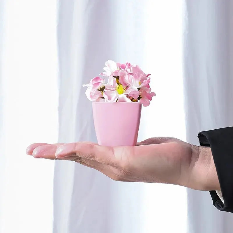 2024 Artificial Flower Potted Plant, Used Year-Round For Home, Bedroom, Study, Office Desktop Shelf Decoration