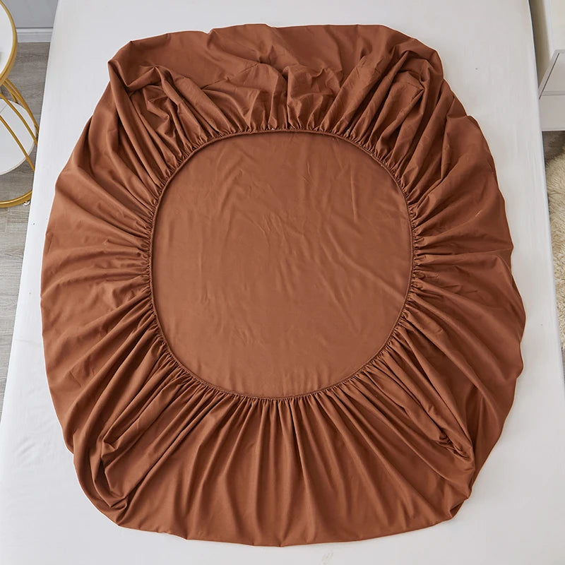 3/4pcs Bedding Set - Waterproof and Breathable Fitted Sheet Set  for Bedroom, 1pc Flat sheet/ 1pc Fitted sheet /2pcs Pillowcases