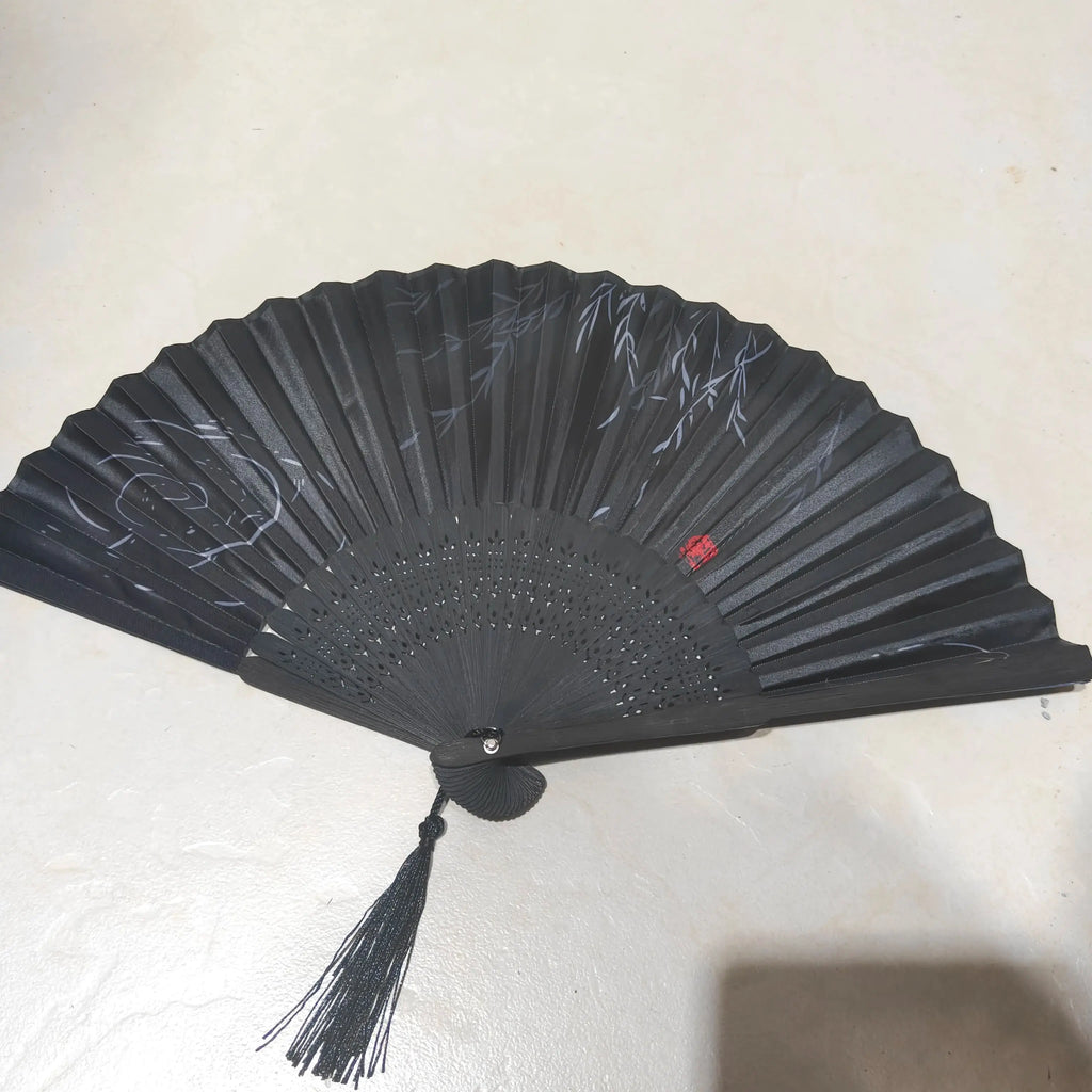 1pc-Elegant wooden folding hand fan favored by fans, favored by wedding parties and performances