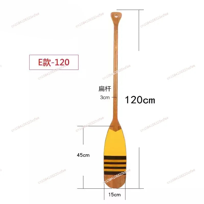 120cm Vintage Style decoration wooden rowing boat oars canoe paddle