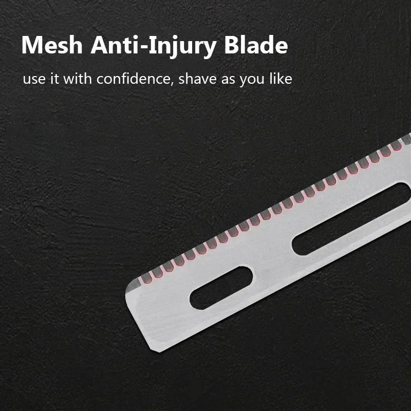 15Pcs/box Single-sided Razor Blades Men's Safety Shaver Stainless Steel Replacement Razor Blade Barbershop Shaving Supplies