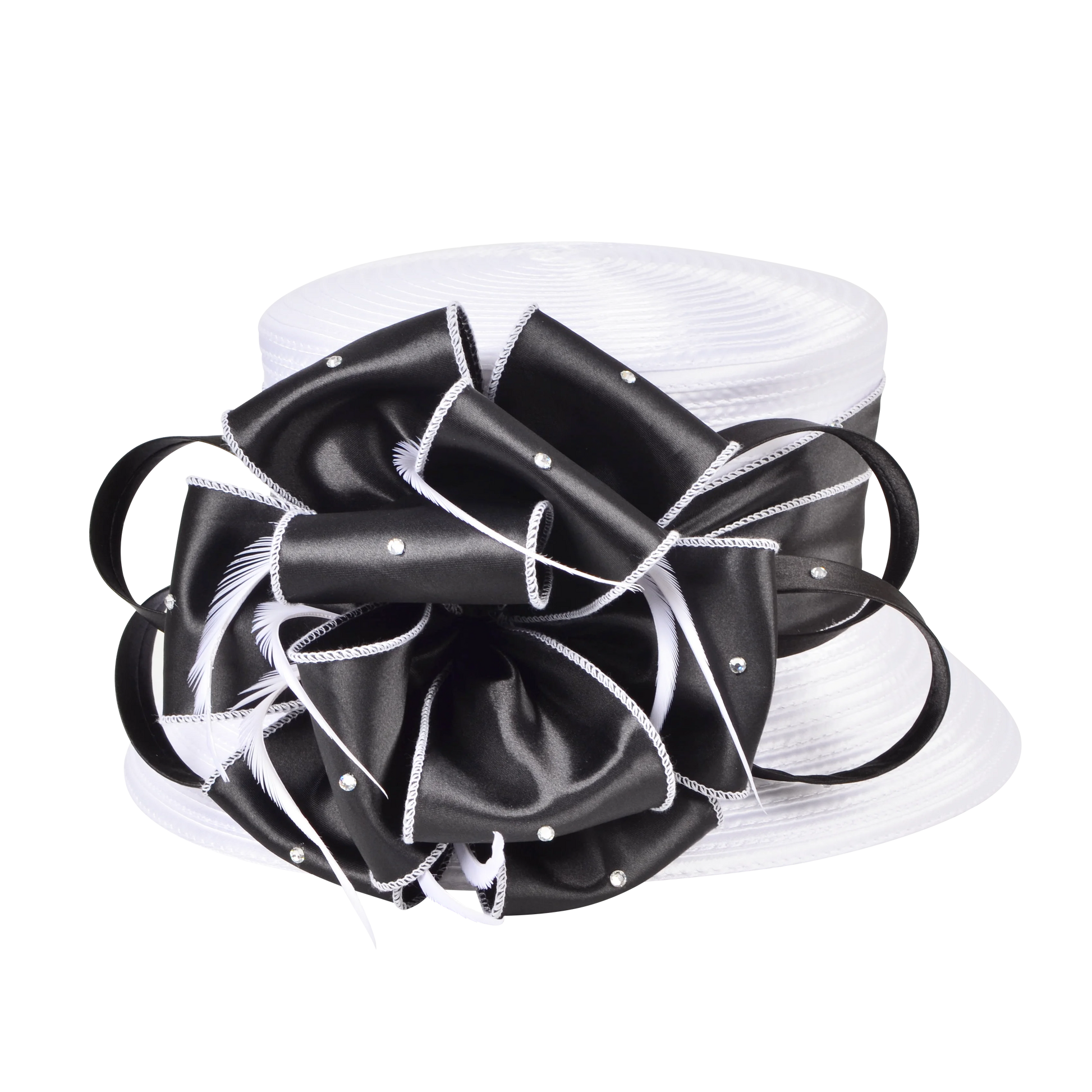 2025 New Fascinator Hats for Women Elegant Wedding and British Lady Deby Race Top Church Hats for Black Women S10-4585