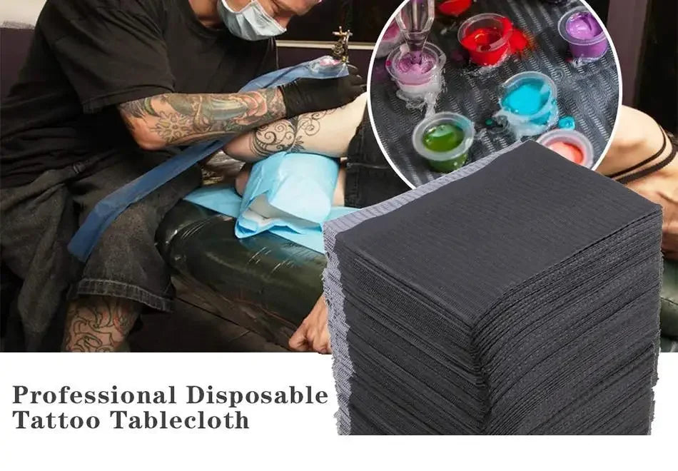 20/50PCS Disposable Nail Art Table Towels Mat Waterproof Tattoo Mat Paper Sheet Clean Pads Tattooing Table Mat Cover Supplies