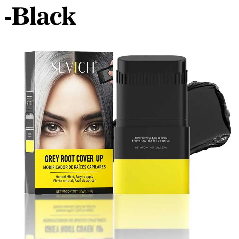 3 Colors Hair Stick, Gray Hair Covering Artifact No Color Loss Disposable Hair Dye Stick Hair Roots Hair Dyeing and Color