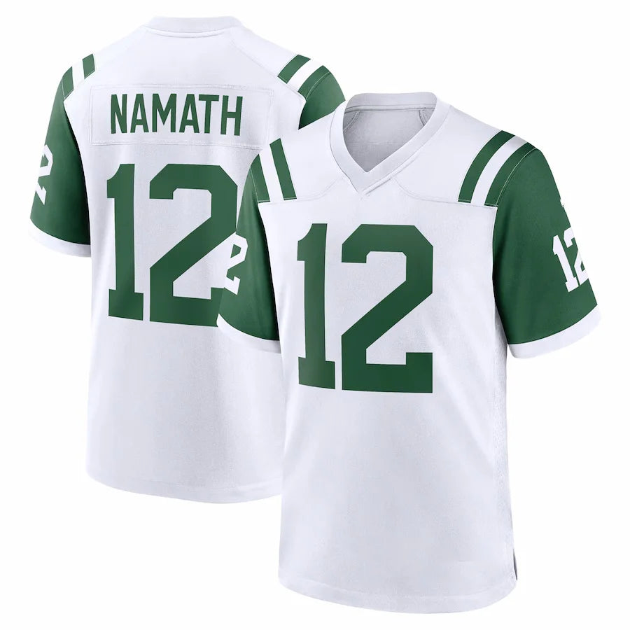 2024 Summer New Men's Sports Tops NAMATH 12 3D Printed Comfortable Breathable Fast Drying Fitness V-neck Short Sleeve T-shirt