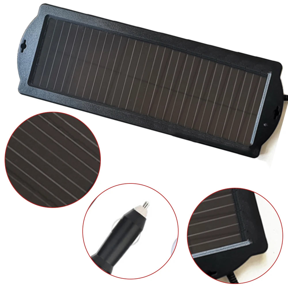 18 V DC 1.5W Car Electric Vehicle Battery Smart Charger Portable Solar Car Battery Charger Maintainer
