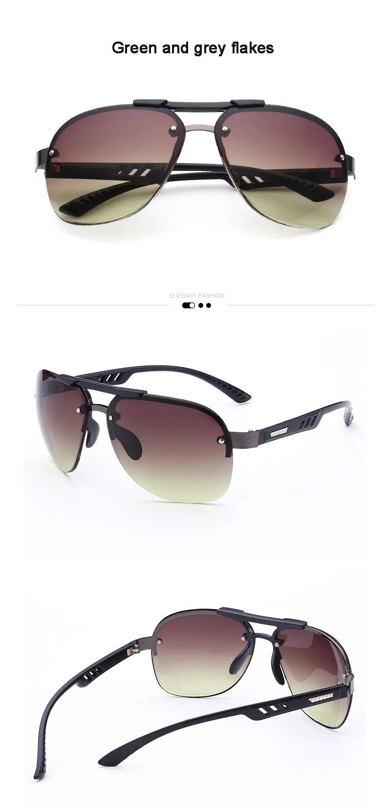 2025 New Sunglasses UV 400 Vintage Punk Rimless Rectangle Men Fashion Glasses Trendy Small Frame Sun Glasses Frameless Eyewear