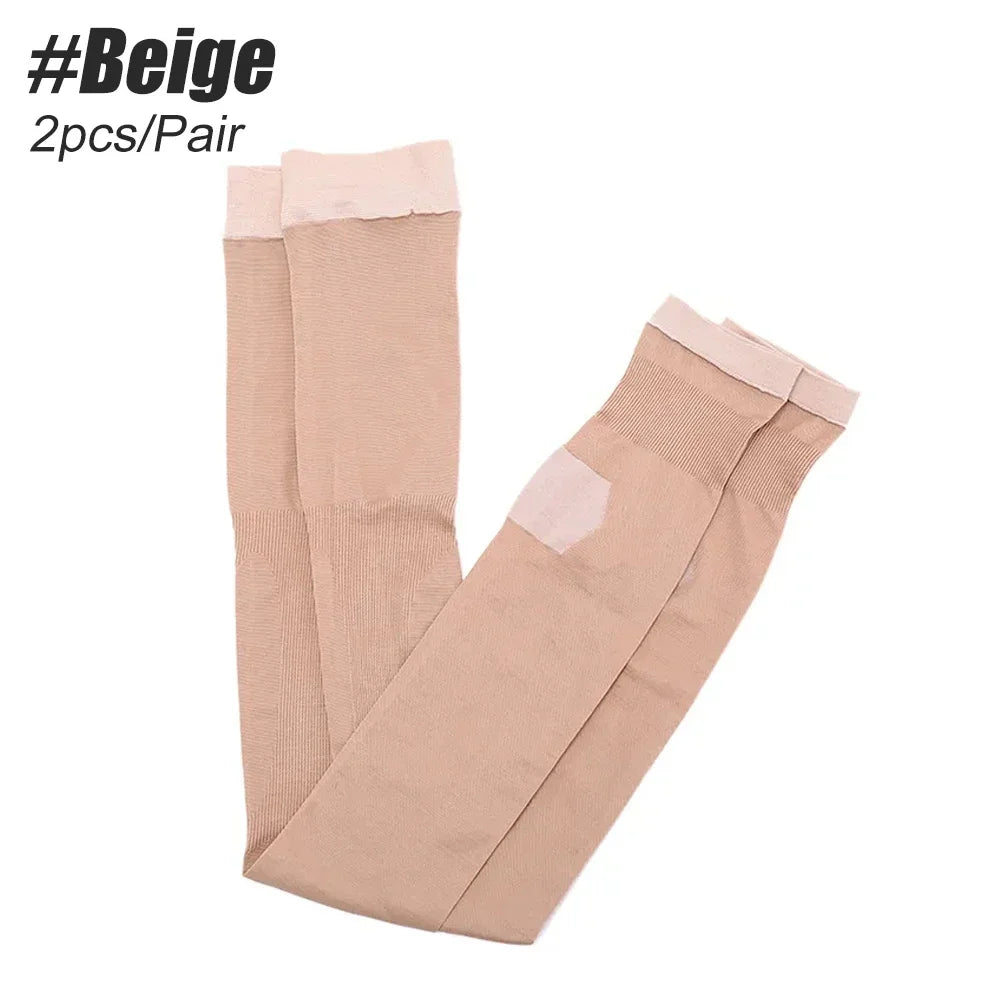1 Pair Women 420D Sleeping Burn Fat Socks Slim Leg Warmer Compression Stockings