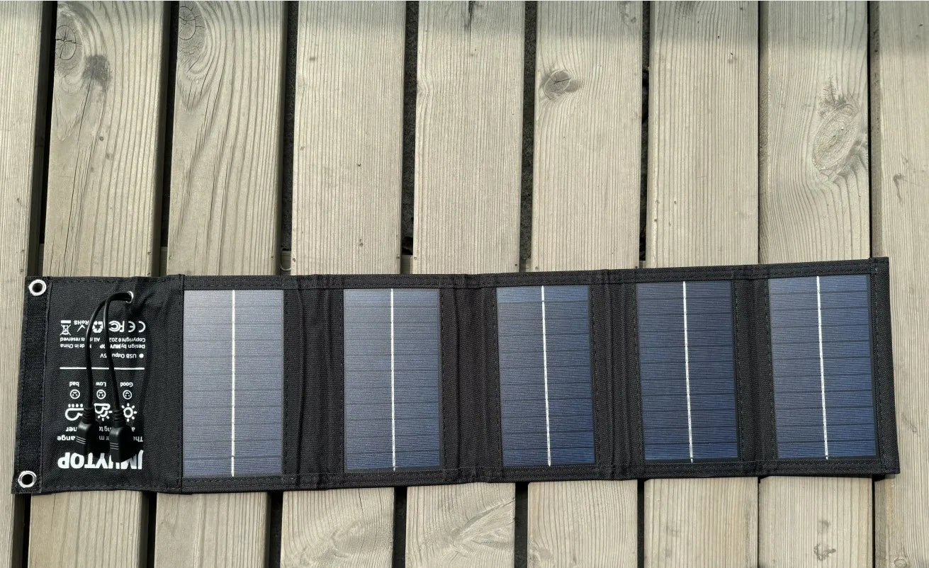 2000W portable solar charger 5V 12V flexible Solar panel plate battery USB A C DC  21W/30W/60W/80W power bank For camping