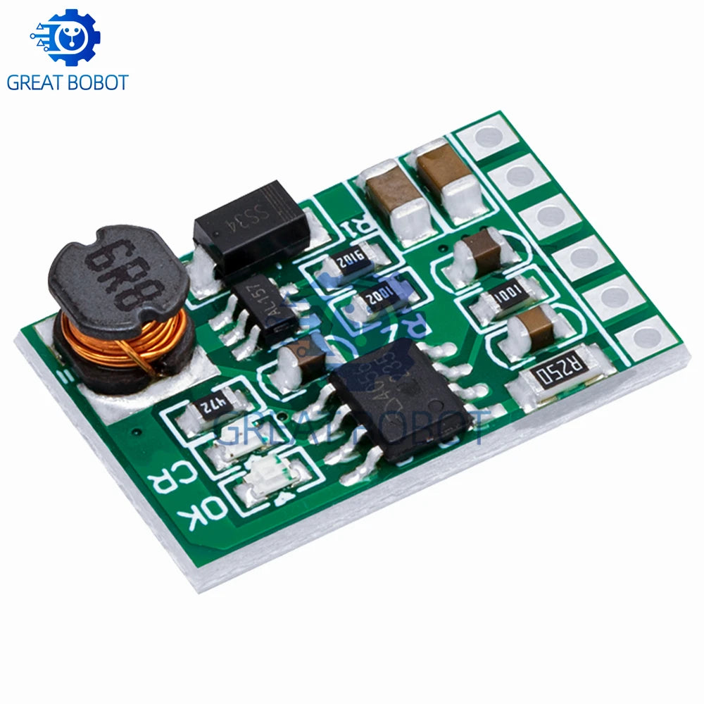 3.7V 4.2V Charger 5V 6V 9V 12V Discharger Board DC DC Converter Boost Module Solar Mobile Power Charger Lithium Battery DD05CVSA