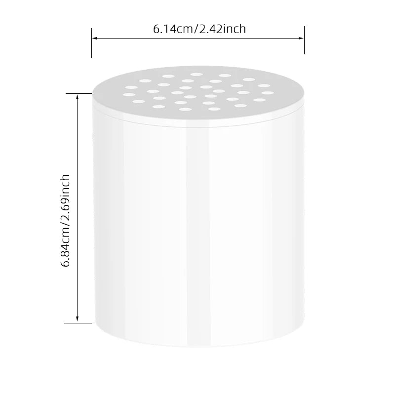 15 Layers of Filtration  Shower Water Filter Remove Chlorine Heavy Metals - Filtered Showers Head Soften for Hard Water