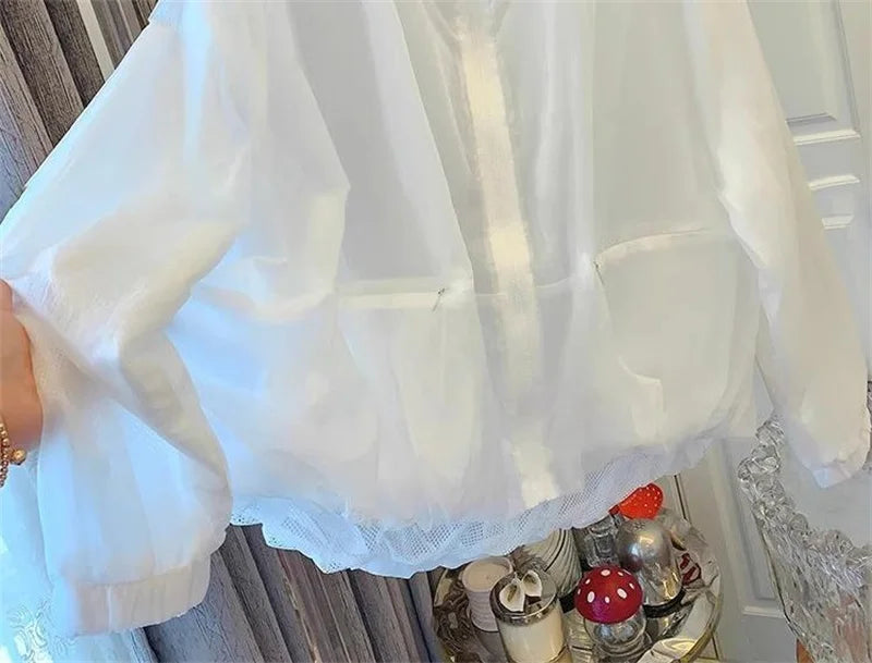 2025 New Sun Protection Clothing Women's Summer Thin Coat Anti-Ultraviolet Breathable Shirt Hooded Windbreaker Female Jacket