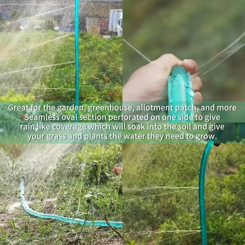 1 set, sprinklers and soaker hose Floor soaker garden hose saves 70% water Dripping hose perfect for garden beds, perfect for yo