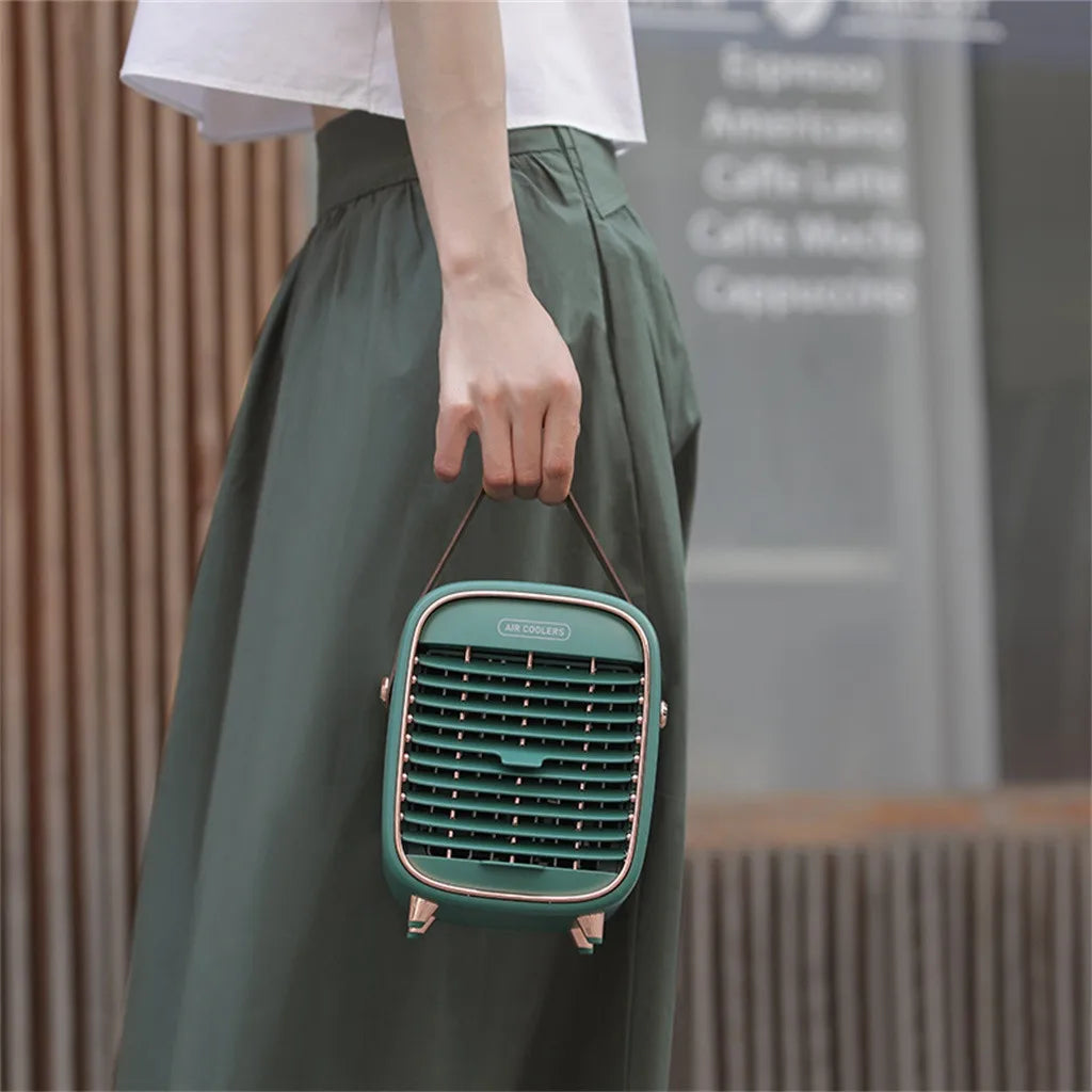 2025 Portable Car Air Cooler Fan Water Cooling Fan Portable Air Conditioner Mobile Car Electrical Air Conditioning For Home Offi