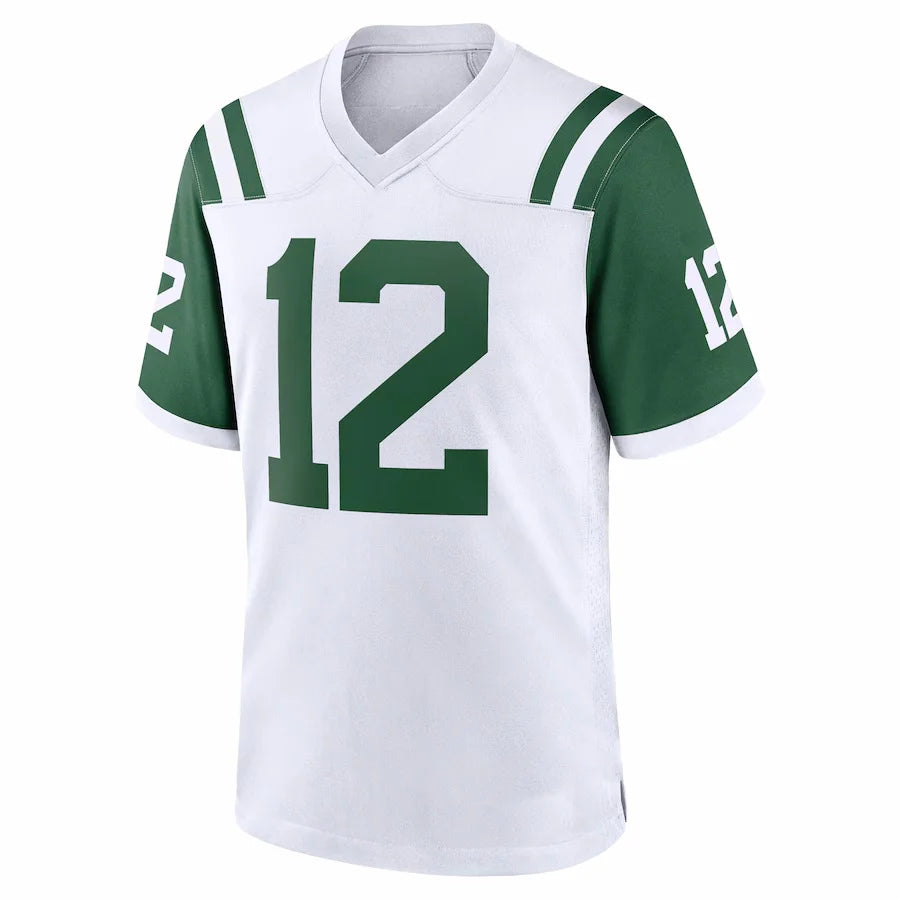 2024 Summer New Men's Sports Tops NAMATH 12 3D Printed Comfortable Breathable Fast Drying Fitness V-neck Short Sleeve T-shirt