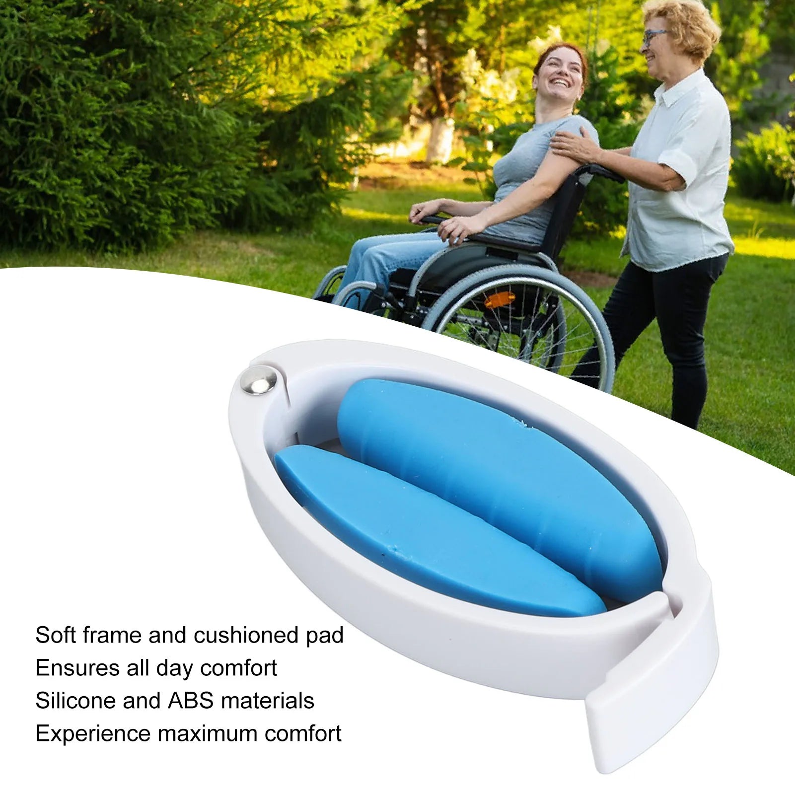 1pcs Male Urinary Incontinence Clamp Prevent Leakage Adjust Pressure Soft Silicone Incontinence Clip Men Male Patients Care