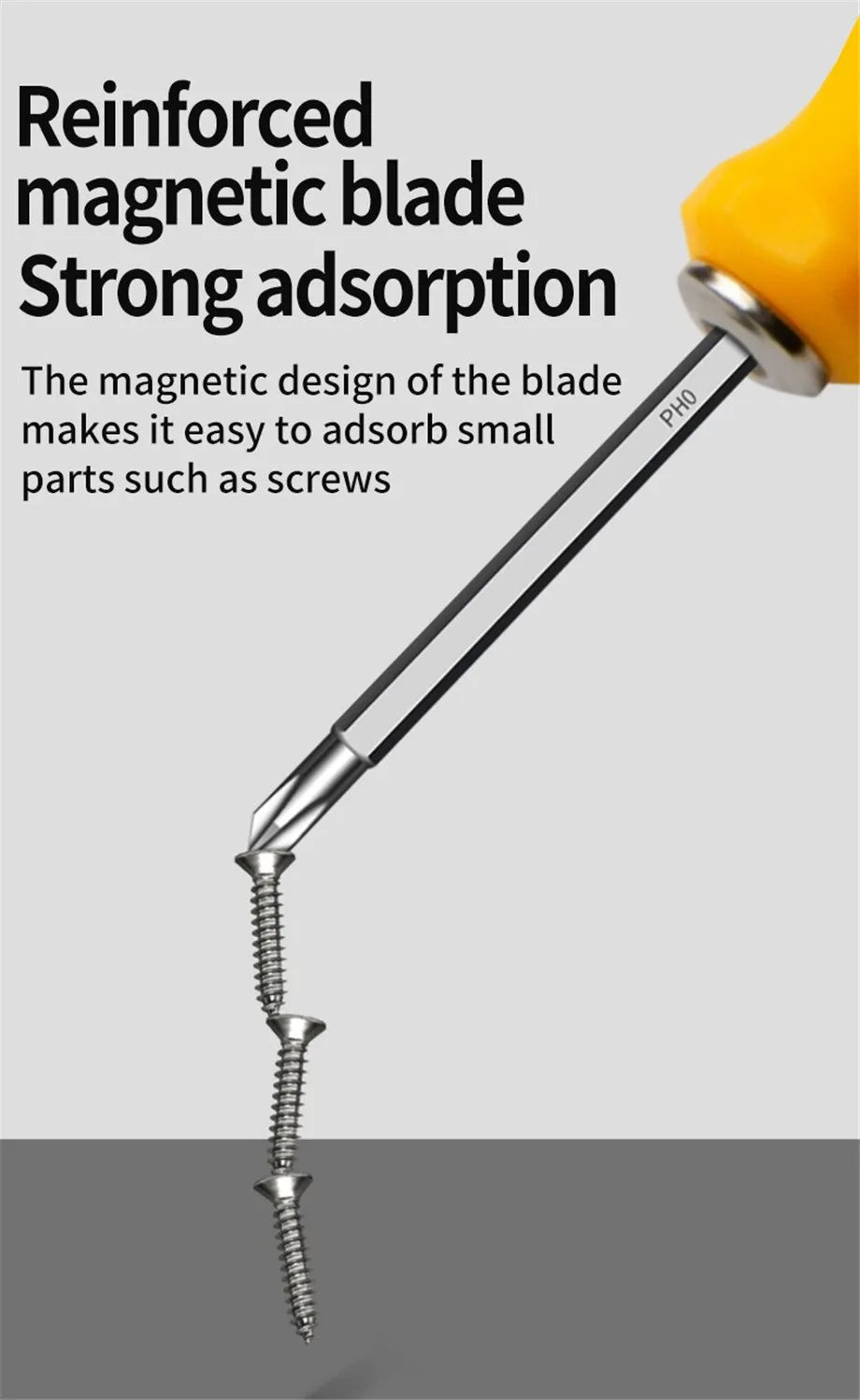 12 In 1 Magnetic Screwdriver Set Cross Flat Shaped Screwdriver Head Multifunctional Precision Handheld Maintenance Tool