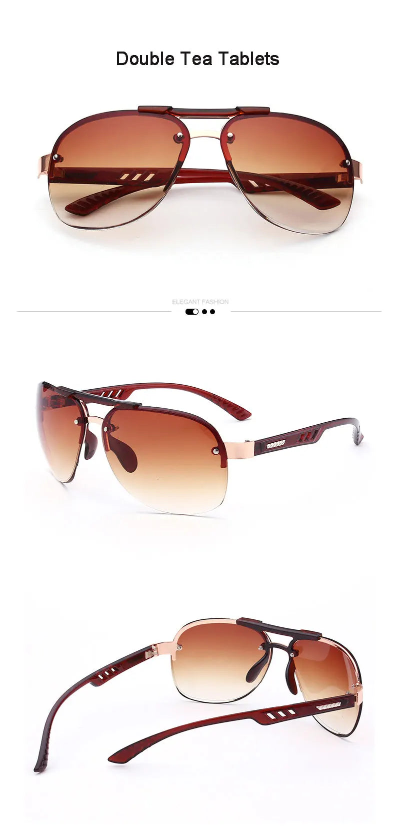 2025 New Sunglasses UV 400 Vintage Punk Rimless Rectangle Men Fashion Glasses Trendy Small Frame Sun Glasses Frameless Eyewear