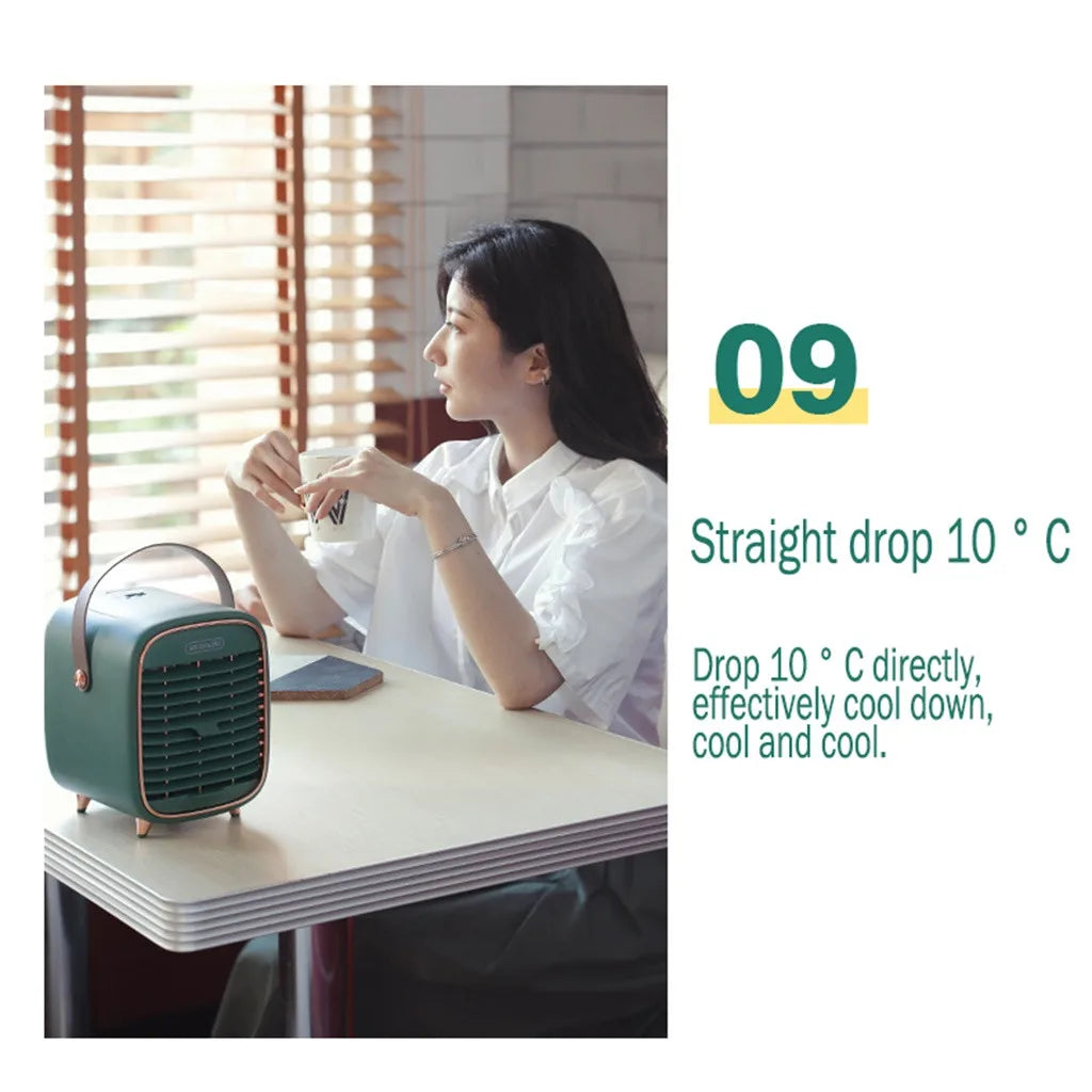 2025 Portable Car Air Cooler Fan Water Cooling Fan Portable Air Conditioner Mobile Car Electrical Air Conditioning For Home Offi