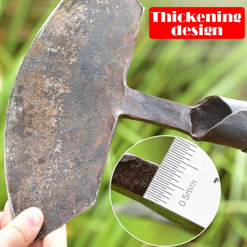 1PC Weeding Shovel Multipurpose Steel Weeding Hoe Small Push Grass Shovel For Outdoor Loosening Soil Weeding Gardening Tools