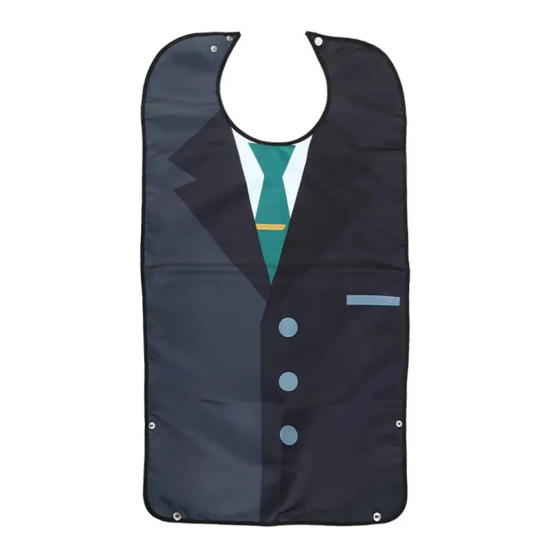 1pcs Stain Resistant Adult Bibs for Men and Women - Perfect Seniors a Mess-Free Diet