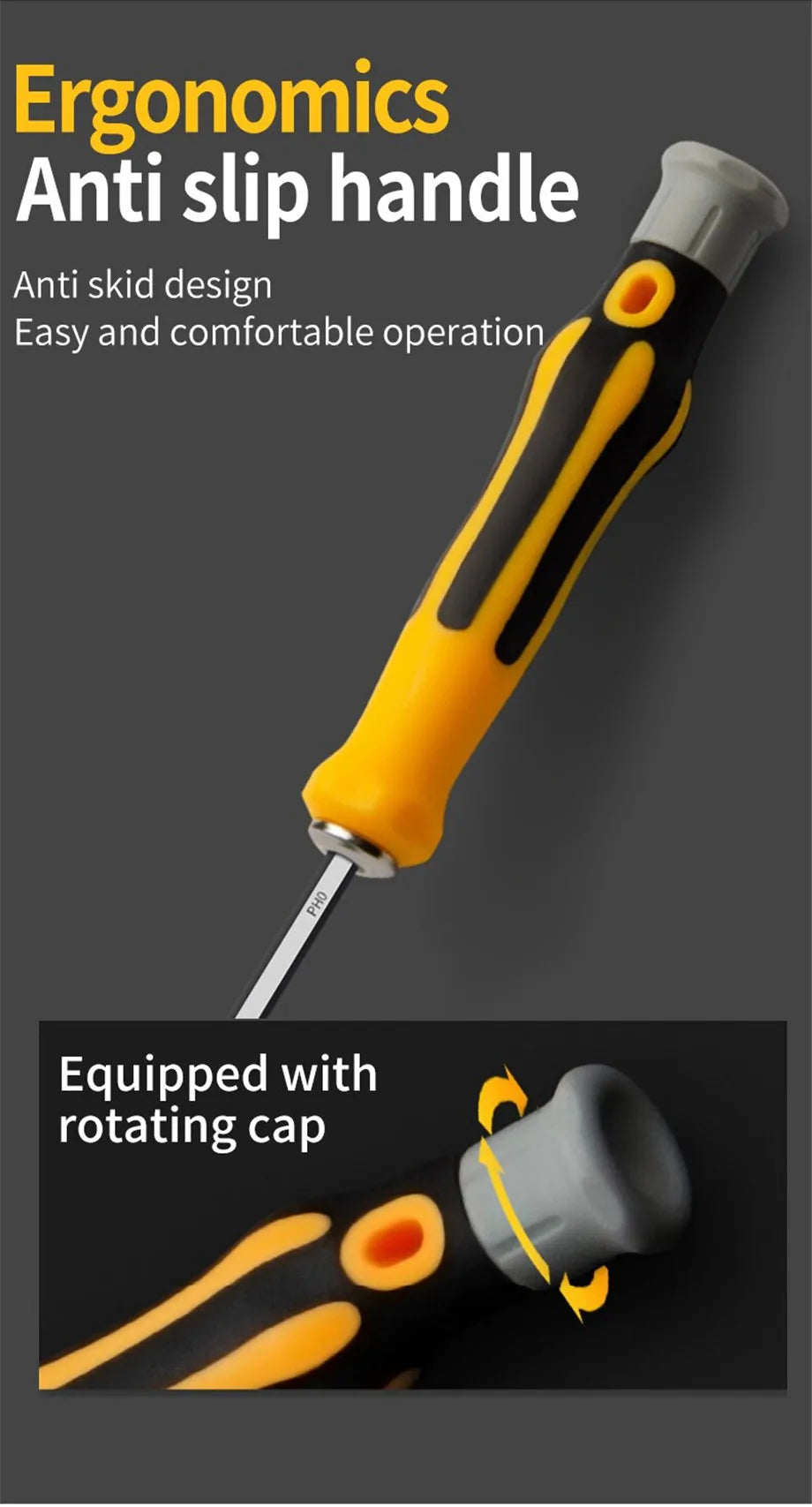 12 In 1 Magnetic Screwdriver Set Cross Flat Shaped Screwdriver Head Multifunctional Precision Handheld Maintenance Tool